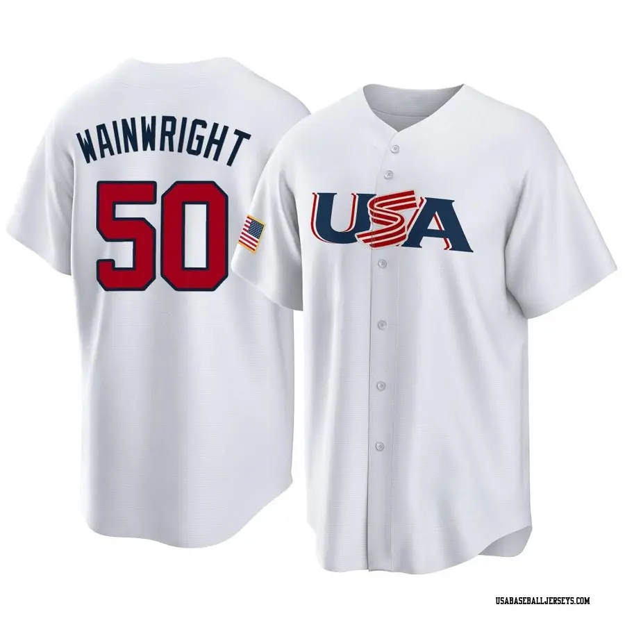 USA Baseball Men's Adam Wainwright 2023 World Baseball Classic