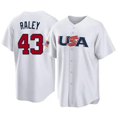 USA Baseball Men's Brooks Raley 2023 World Baseball Classic Jersey - Replica White
