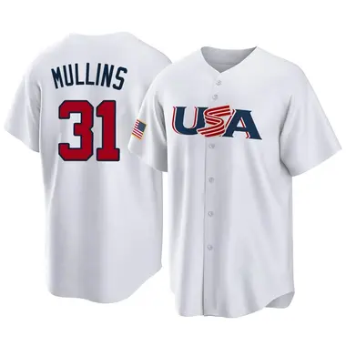 USA Baseball Youth Cedric Mullins 2023 World Baseball Classic Jersey - Replica White