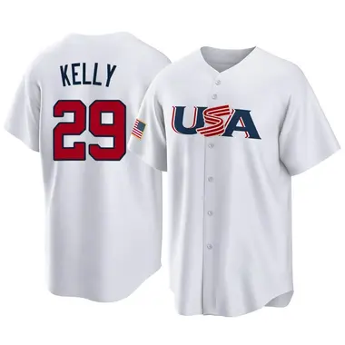 USA Baseball Youth Merrill Kelly 2023 World Baseball Classic Jersey - Replica White