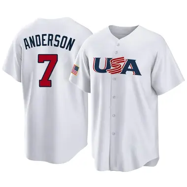 USA Baseball Men's Tim Anderson 2023 World Baseball Classic Jersey